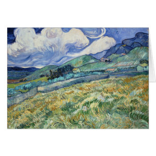 Van Gogh Mountainous Landscape from Saint-Remy