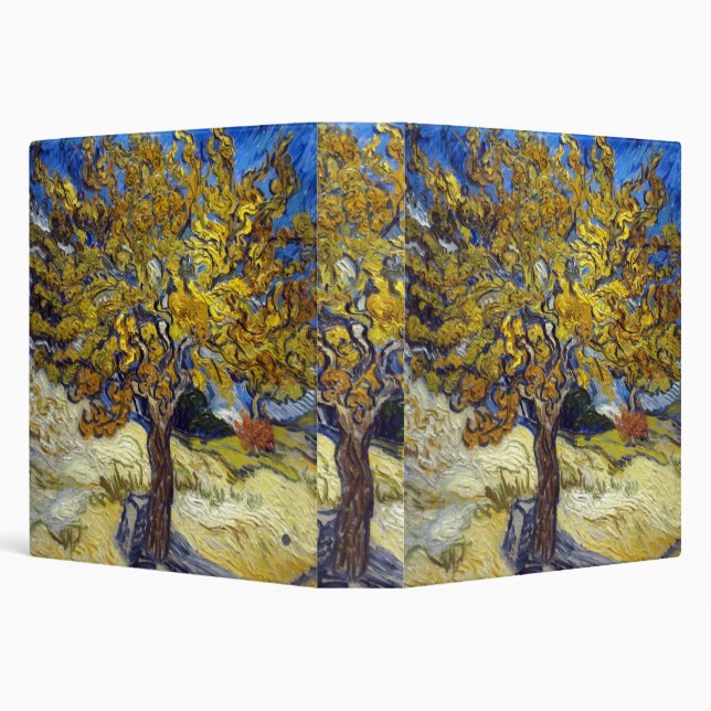 Van Gogh Mulberry Tree Masterpiece Art Binder (Background)