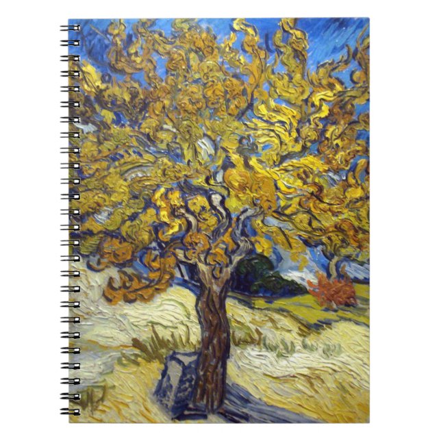 Van Gogh Mulberry Tree Masterpiece Art Notebook (Front)