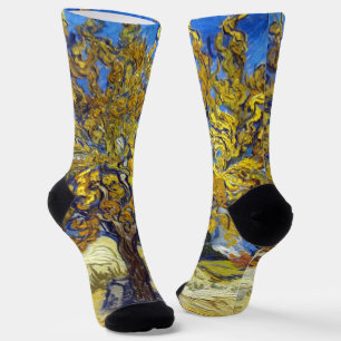 Van Gogh Mulberry Tree Masterpiece Art Socks