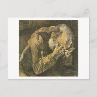 Van Gogh Old Man with Head in Hands (F998) Postcard
