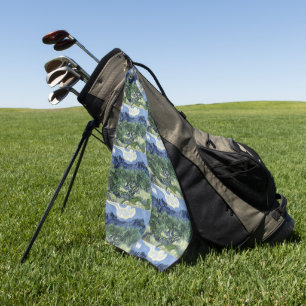 Van Gogh Olive Trees - Blue Mountain Art Golf Towel