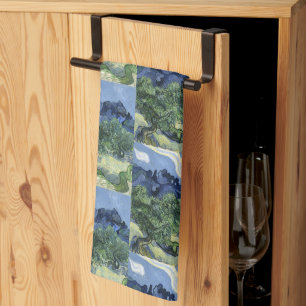 Van Gogh Olive Trees - Blue Mountain Art Kitchen Towel