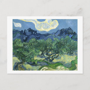 Van Gogh Olive Trees Change of Address Announcement Postcard