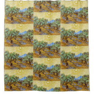 Van Gogh Olive Trees - Golden Sun & Sky Art