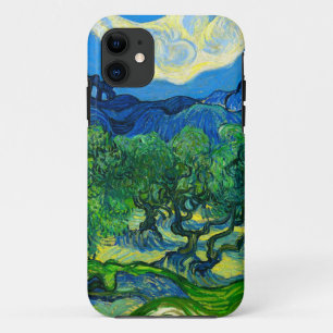 Van Gogh Olive Trees in a Mountainous Landscape iPhone 11 Case