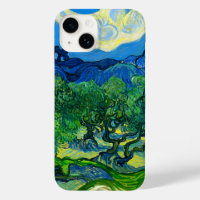 Van Gogh Olive Trees in a Mountainous Landscape