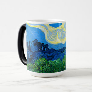 Van Gogh Olive Trees in a Mountainous Landscape Magic Mug