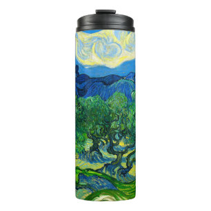 Van Gogh Olive Trees in a Mountainous Landscape Thermal Tumbler