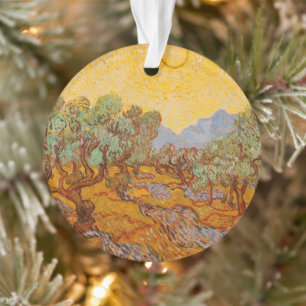 Van Gogh Olive Trees Soleil Jaune Ciel