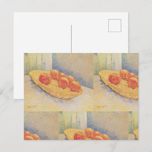 Van Gogh Oranges - Classic Still Life Art Postcard (Front/Back)