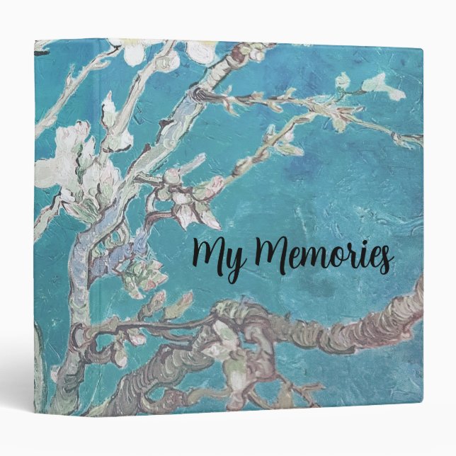 Van Gogh Painting Almond Blossom Binder (Front/Spine)