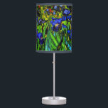 Van Gogh painting, Irises, Table Lamp<br><div class="desc">Vincent van Gogh's famous floral painting,  Irises.</div>