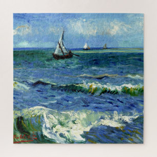Van Gogh painting, Seascape, Jigsaw Puzzle