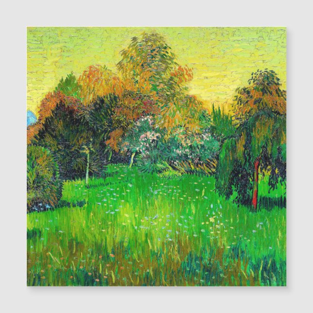 Van Gogh painting, The Poet's Garden (Front)