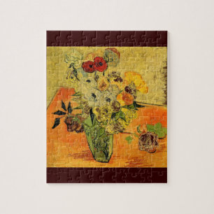 Van Gogh Painting Whimsical Blossoms Flowers Vines Jigsaw Puzzle