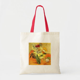 Van Gogh Painting Whimsical Blossoms Flowers Vines Tote Bag