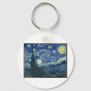 Van Gogh Paintings: Starry Night Van Gogh Keychain