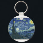 Van Gogh Paintings: Starry Night Van Gogh Keychain<br><div class="desc">Enjoy the beauty of Vincent Van Gogh paintings any time. One of the most famous paintings,   Starry Night Van Gogh is a classic masterpiece. Now you can enjoy Vincent Van Gogh Starry Night any time.</div>