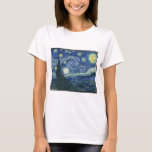 Van Gogh Paintings: Starry Night Van Gogh T-Shirt<br><div class="desc">Enjoy the beauty of Vincent Van Gogh paintings any time. One of the most famous paintings, Starry Night Van Gogh is a classic masterpiece. Now you can enjoy Vincent Van Gogh Starry Night any time.</div>