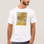 Van Gogh Paintings: Van Gogh Sunflowers T-Shirt<br><div class="desc">Enjoy the beauty of Vincent Van Gogh paintings any time. One of the most famous paintings,   Vincent Van Gogh Sunflowers  is a classic masterpiece. Now you can enjoy Sunflowers Van Gogh any time.</div>