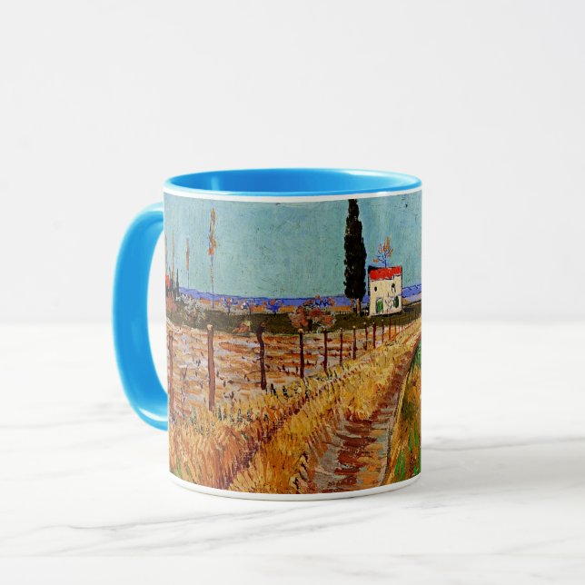 Van Gogh - Path through a Field Mug (Front Left)