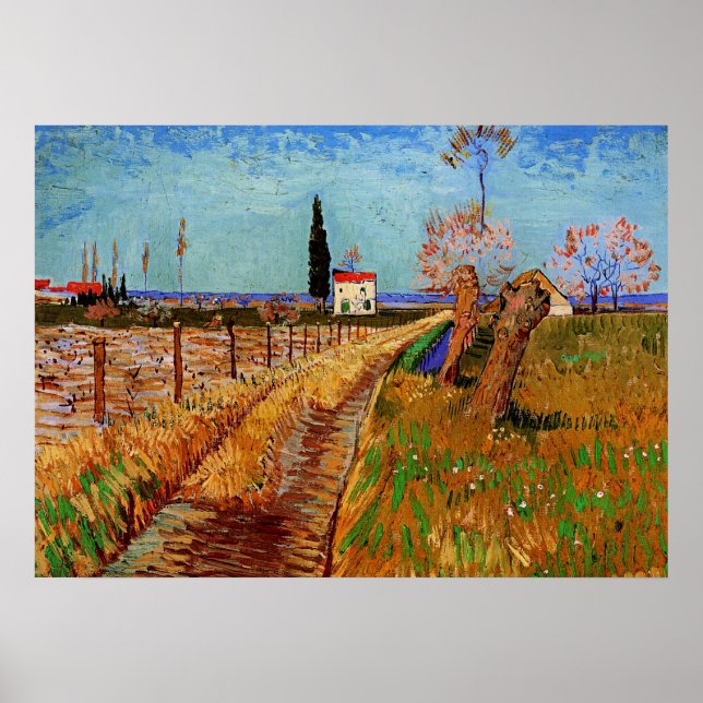 Van Gogh - Path through a Field Poster (Front)