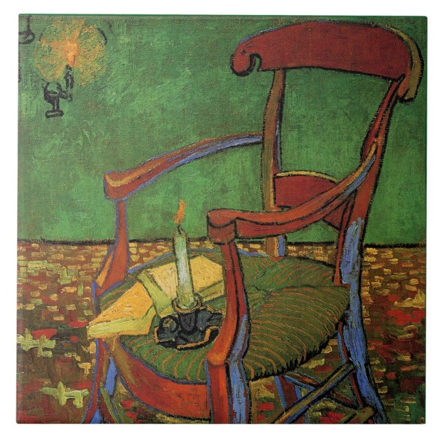 Van Gogh - Paul Gauguin's Armchair, Tile (Front)