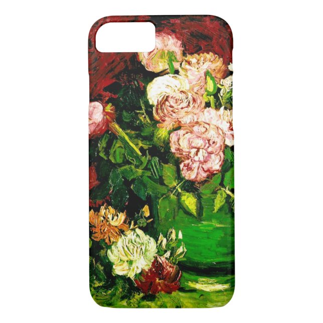 Van Gogh Peonies and Roses Case-Mate iPhone Case (Back)