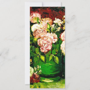 Van Gogh Peonies and Roses Invitation