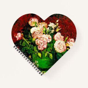 Van Gogh Peonies and Roses Notebook