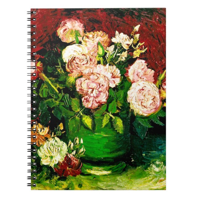 Van Gogh Peonies and Roses Notebook (Front)