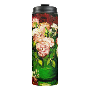 Van Gogh Peonies and Roses Thermal Tumbler