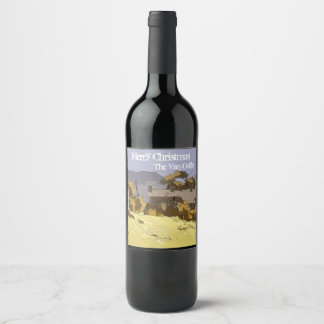 Van Gogh Personalized Wine Label