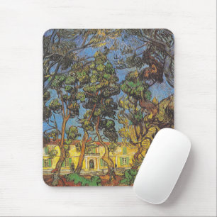 Van Gogh Pine Trees - Classic Garden Art Mouse Pad