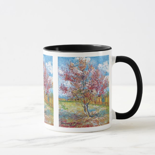Van Gogh - Pink Peach Trees Mug (Right)