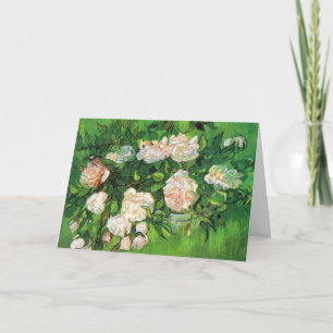 Van Gogh - Pink Roses Card