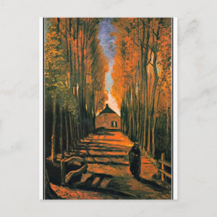 Van Gogh - Poplars in Autumn Postcard