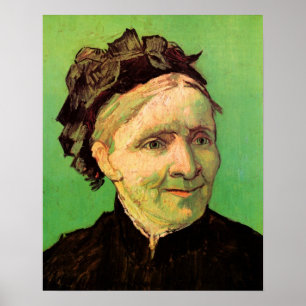 Van Gogh; Portrait of Artist's Mother, Vintage Art Poster