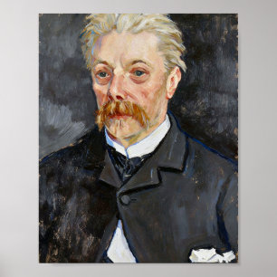 Van Gogh Portrait of Man with Mustache Poster