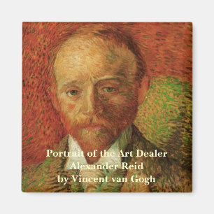 Van Gogh Portrait of the Art Dealer Alexander Reid Magnet