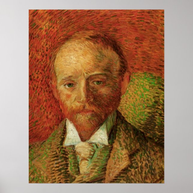 Van Gogh Portrait of the Art Dealer Alexander Reid Poster (Front)