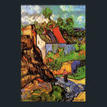 Van Gogh Posters - "Houses in Auvers" 1890 - Art<br><div class="desc">Great Artwork - Vincent Van Gogh Posters - Customizable - "Houses in Auvers" 1890 - Auvers Sur Oise Customize this artwork by Van Gogh by customizing the size and type of medium you would like this artwork on. Also choose a frame. Van Gogh's bold brilliant colours depict his state of...</div>