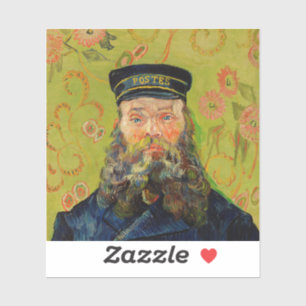 Van Gogh Postman. Portrait impressionism art