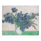 Van Gogh Purple Irises Vase Floral Painting