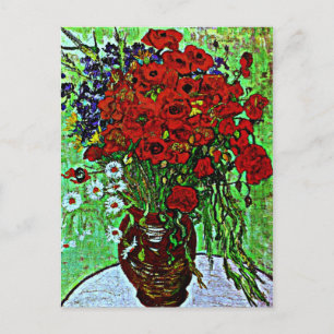 Van Gogh - Red Poppies and Daisies Postcard