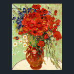 Van Gogh Red Poppies Still Life Poster<br><div class="desc">This masterpiece painting is titled "Still Life with Daisies and Poppies" and was done in 1890 by Vincent van Gogh (1853-1890). It is our Fine Art Series no. 246.</div>