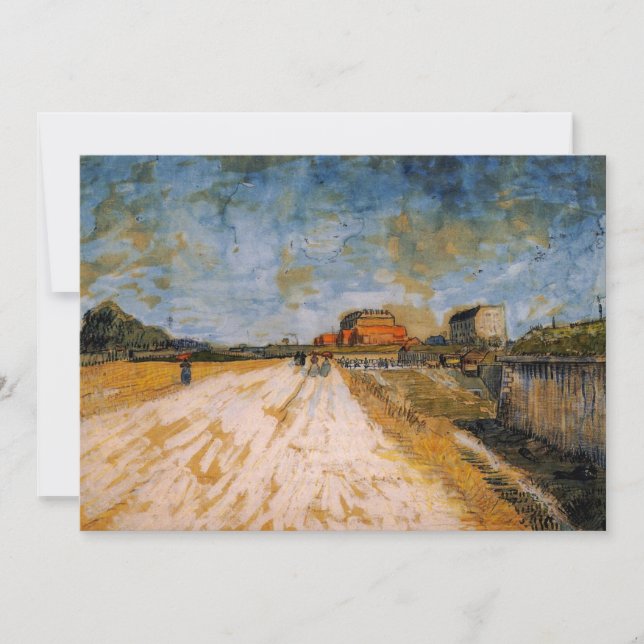 Van Gogh Road Running Beside the Paris Ramparts (Front)