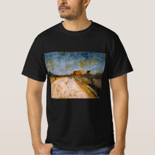 Van Gogh Road Running Beside the Paris Ramparts T-Shirt