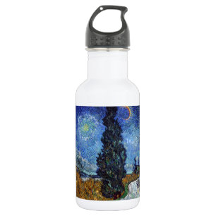 Van Gogh Road With Cypresses Impressionism 532 Ml Water Bottle